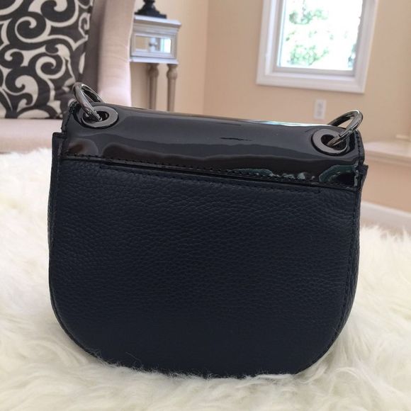 MICHAEL KORS CECELIA LEATHER SADDLE CROSSBODY BAG - Picture 2 of 4